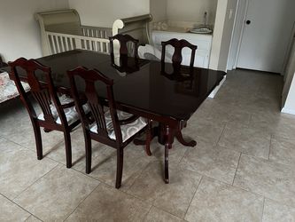 dining set (table + 8 chairs)