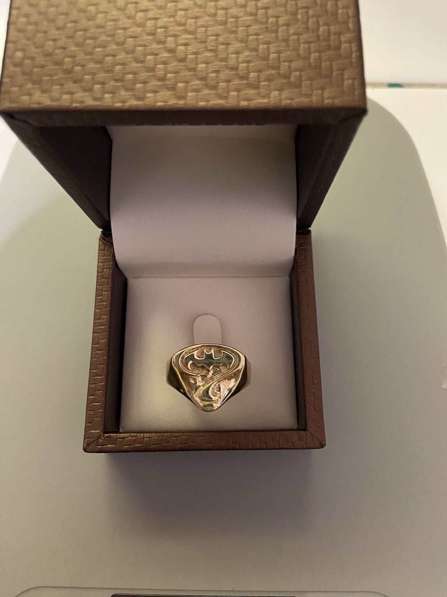 12.5K Gold Custom Batman Ring