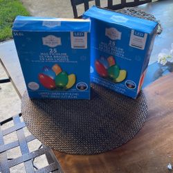 Christmas Lights All For $14. Luces Para Navidad 2 Cajas Por $14 