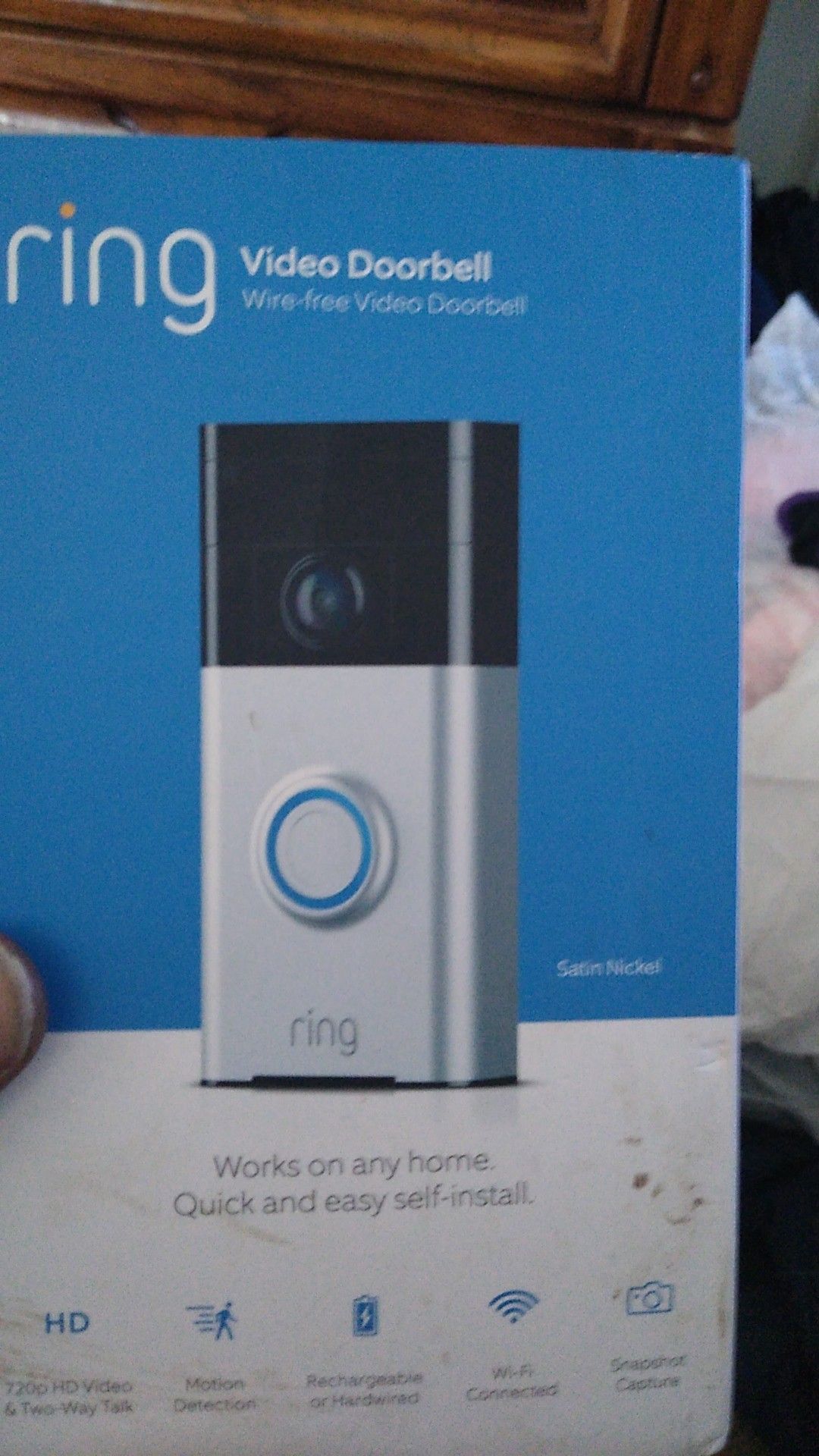 Ring video doorbell