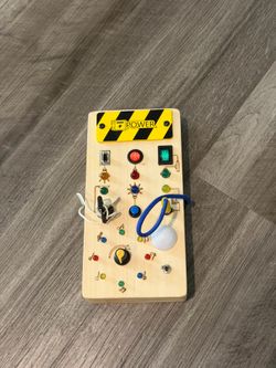 Montessori Wooden Busy Board