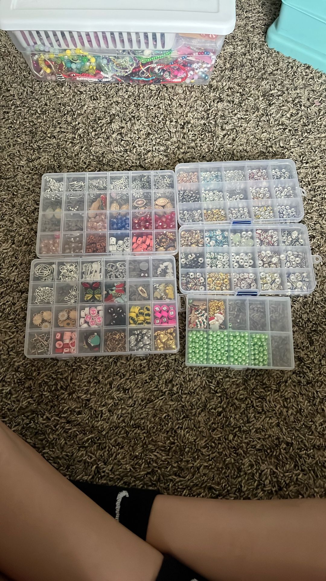 Bracelet Charm And Bead Lot