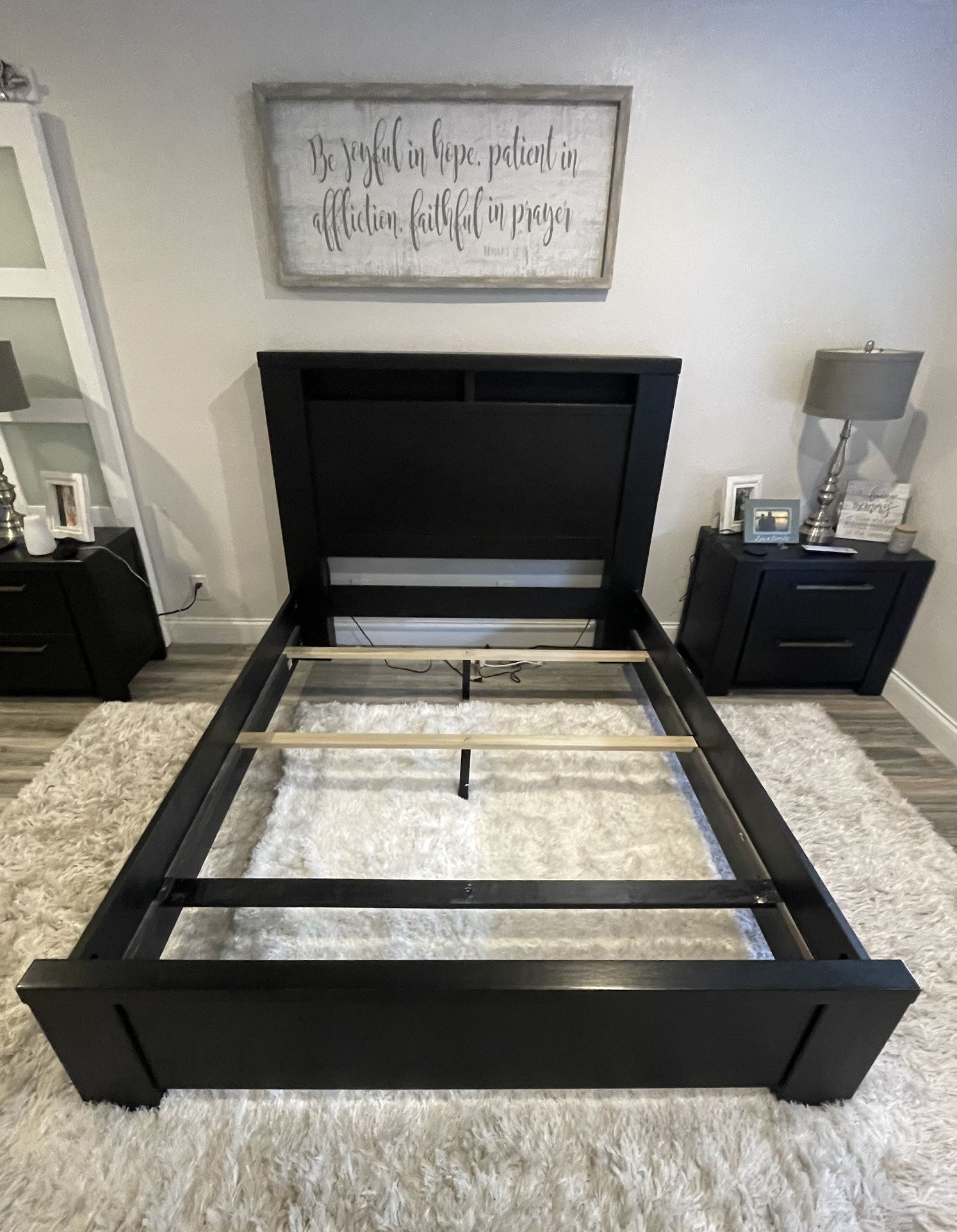 Queen Bed Frame with Headboard