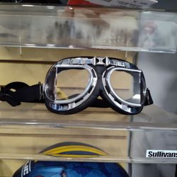 Vintage Style Motorcycle Aviator Goggles