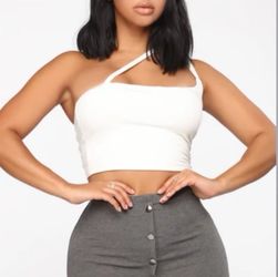 Fashion Nova | Cross Your Path Strappy Crop Top - Off White