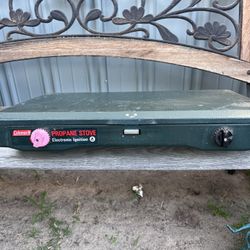 Vintage Coleman Propane Electronic Ignition 2 Burner Stove 5435C700 