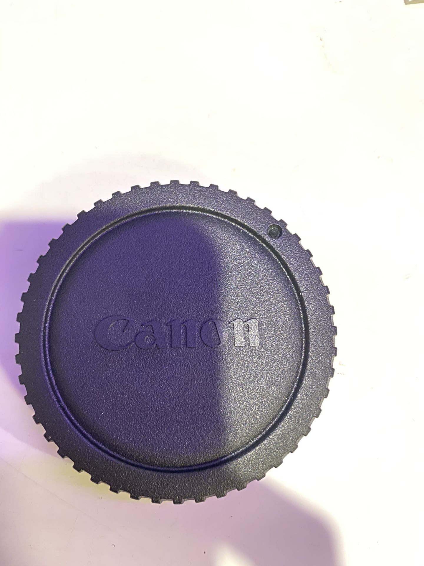 Free lenses cap for Canon
