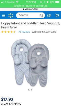 Bobby anti-flat head pillow for car seat and stroller