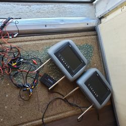 7" Grey Car Monitors (100$for Both)