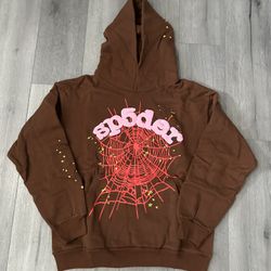 Brown Spider Hoodie Large