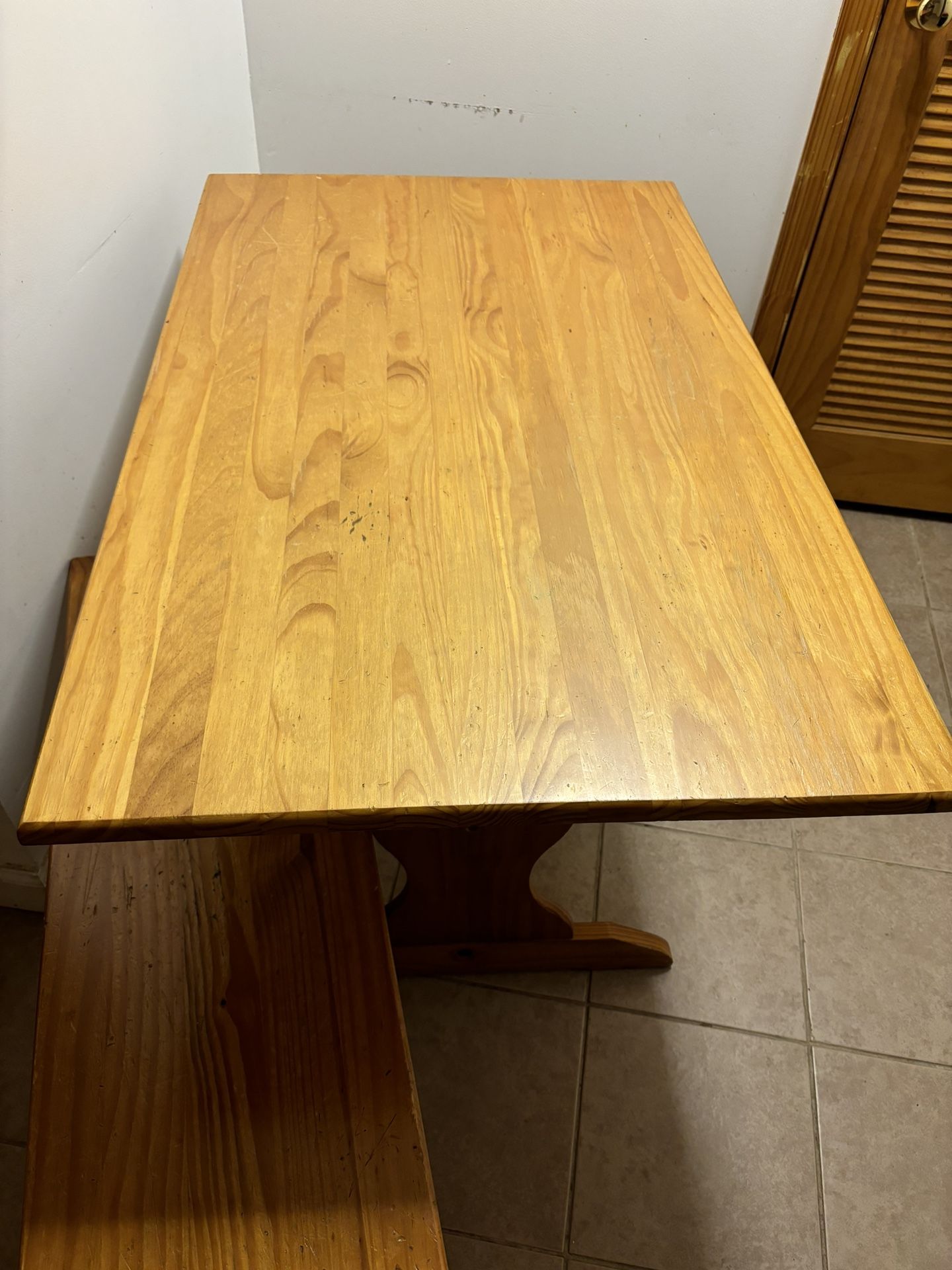 Breakfast Nook Dining Table And Bench 