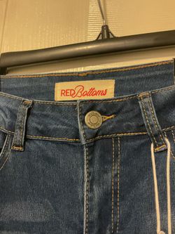 Red Bottoms High Wasted Flare Jeans