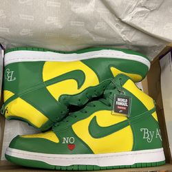 Supreme Dunk High SB Brazil - Size 12M