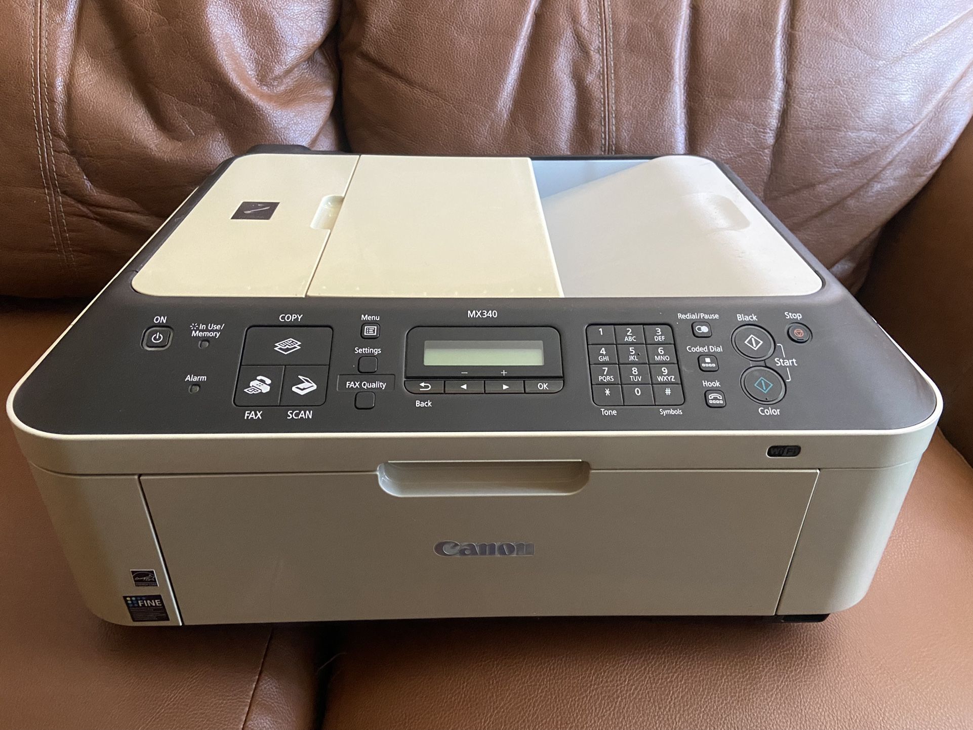 Canon MX340 Printer/Fax/Scanner (ink Included) RETAIL $600 - Main Image