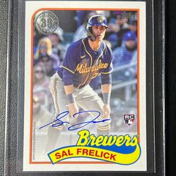 2024 Topps Series 1 Sal Frelick Rookie Auto 35 Anniversary 1989 Theme