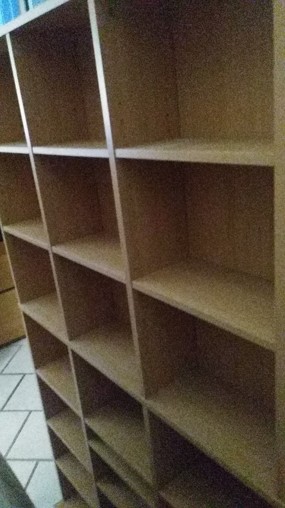 3 like new bookshelves (perfect for dvds or books) 5ft tall