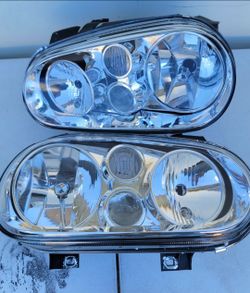 Volkswagen Golf Cabrio Headlights Luces Micas Calaveras Faros Faroles Focos Headlamps 99-06