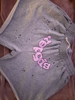 Pink Sp5der Shorts Large