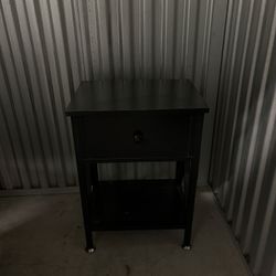 Black side table 