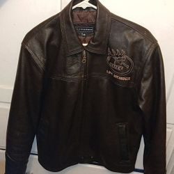 Rocky Mountain Elks Foundation Life Member Roper Leather Jacket