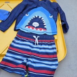 Rashguard Swimsuit Toddler Boy - 18mo