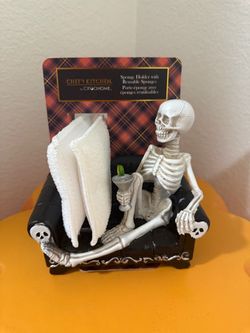 SKELETON DISH SPONGE HOLDER