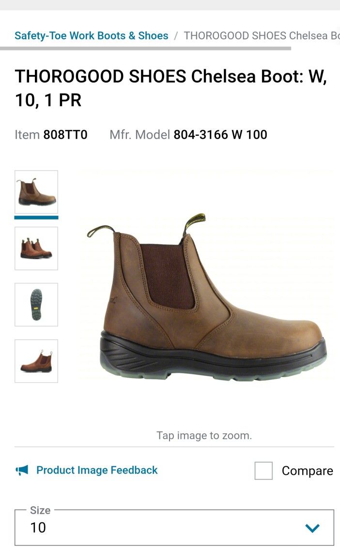 Thorogood Construction Boots SIZE 10 MEN $100 OBO