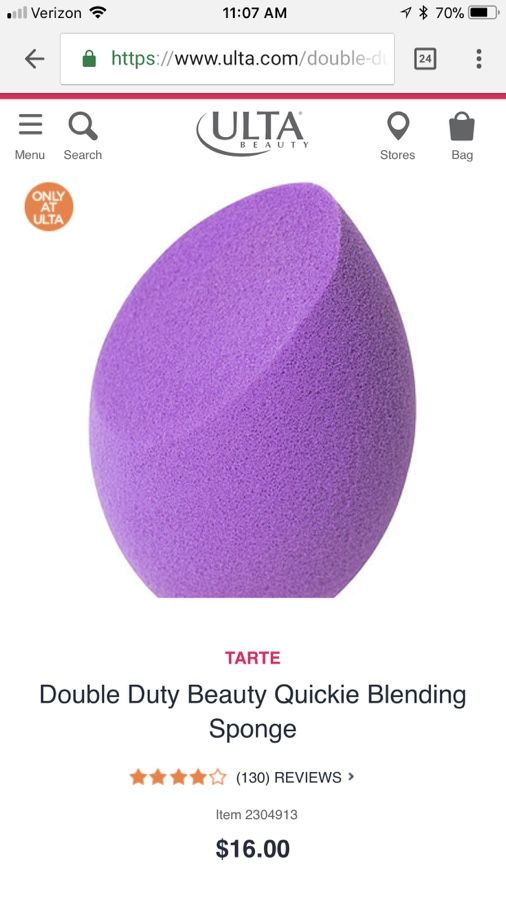 Tarte quickie blending sponge