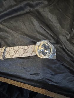 brown belt with gold G logo brand new SIZE 32-36