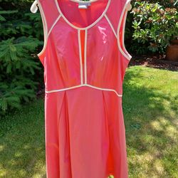 eShakti Salmon/Pink Summer Dress