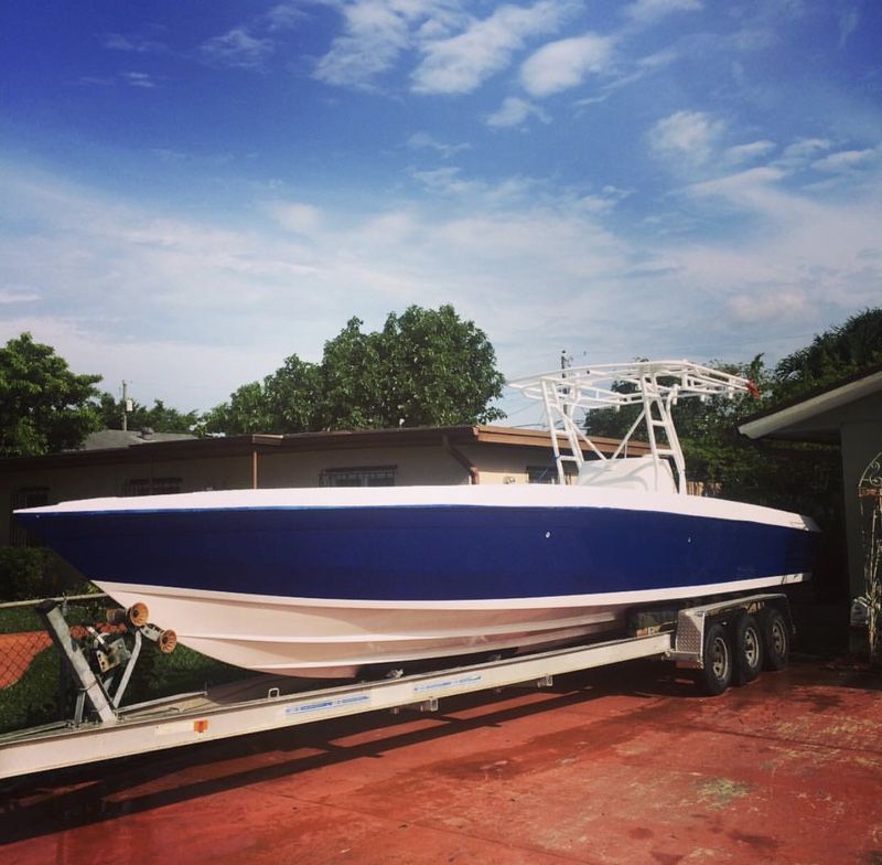 Scorpion 33ft boat