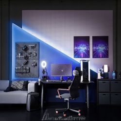 Black Office Desk – Excellent Condition