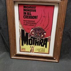 POSTER - MOTHRA, MIGHTIEST MONSTER..., FRAMED