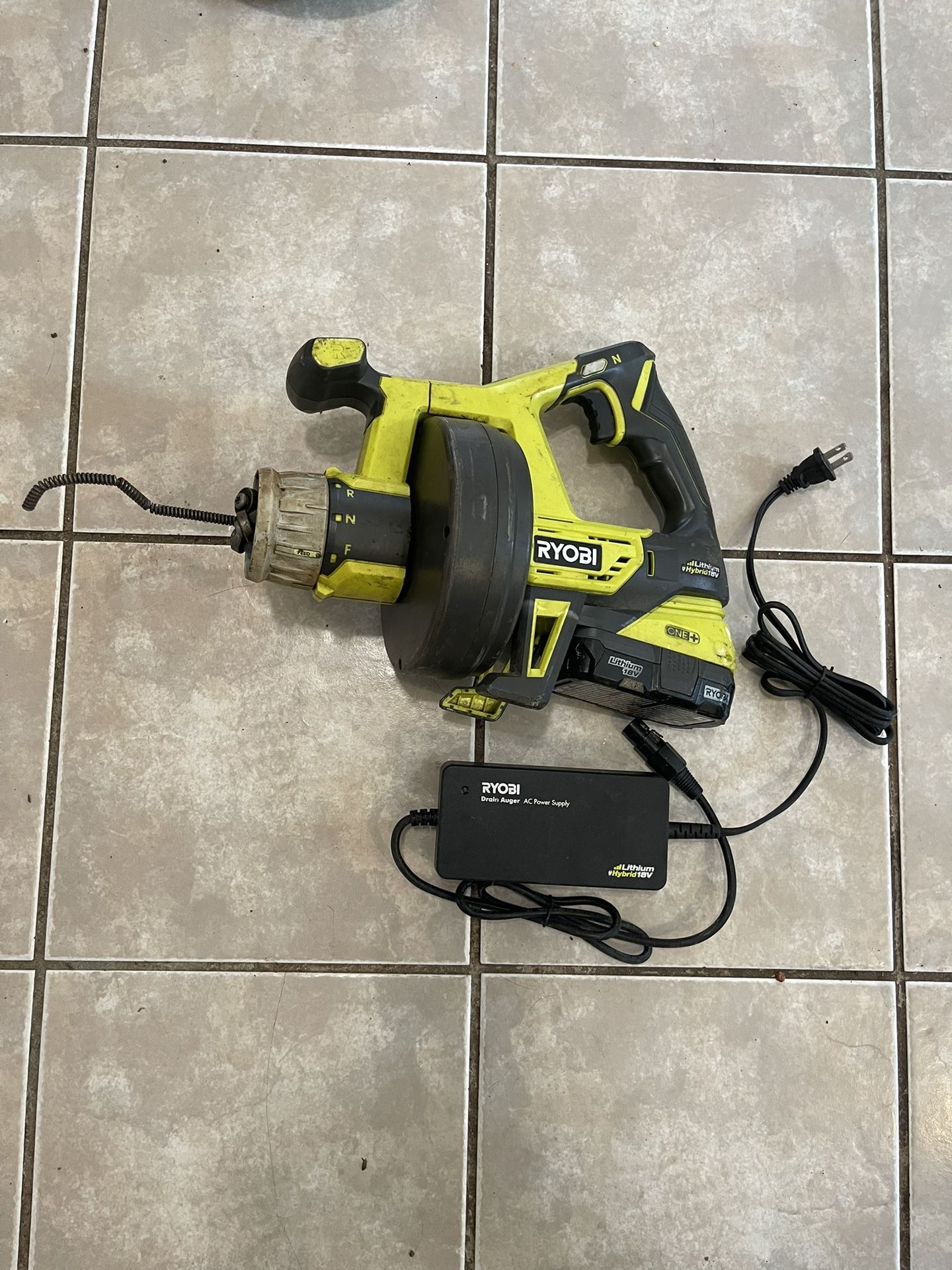 Ryobi Hybrid Drain Auger