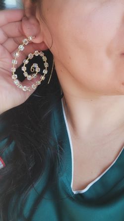 Handcrafted  Swirl Earrings