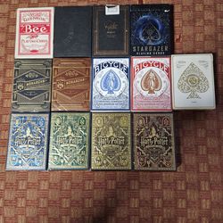 Theory 11 Bicycle Playing Card Lot
