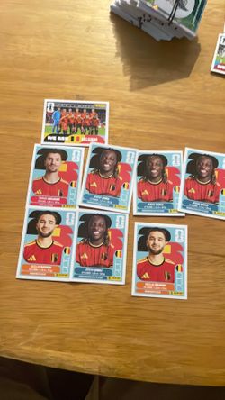 Belgium panini sticker team