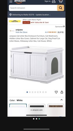 Cabinet Litter Box New