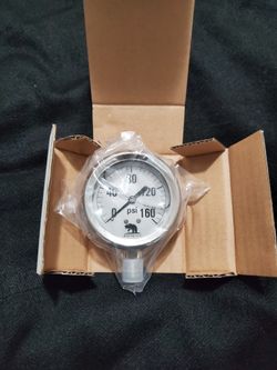 Bear Ag Pressure Gauge Up To 160 PSI- NEW