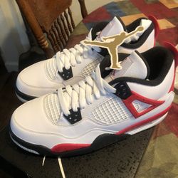AIR JORDAN 4 RETRO “RED CEMENTS” (GS) WOMENS And Kids