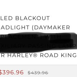 7” Motorcycle Led Blackout Headlights 