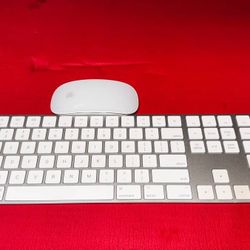 Apple Wireless Keyboard 2 A1843 with Magic Mouse 2 A1657 Bluetooth