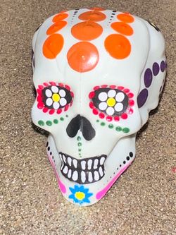 Hand-Painted Sugar Skull Decor #5