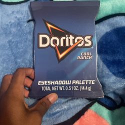 Blue Doritos Cool Ranch Makeup Palette