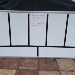 Dry Erase Board White Pisara Blanca Pisaron