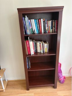 Dark Wood Bookshelves