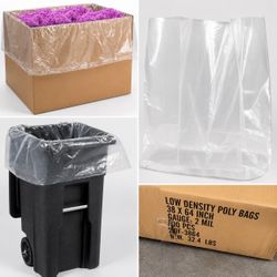Trash Bags Contractor 38x64 Heavy Duty Large 100 Count