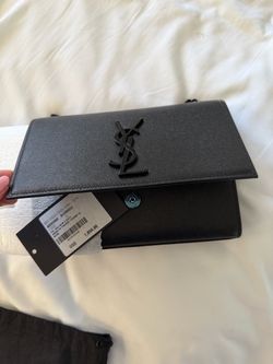 Saint Laurent YSL Kate Chain Bag Black