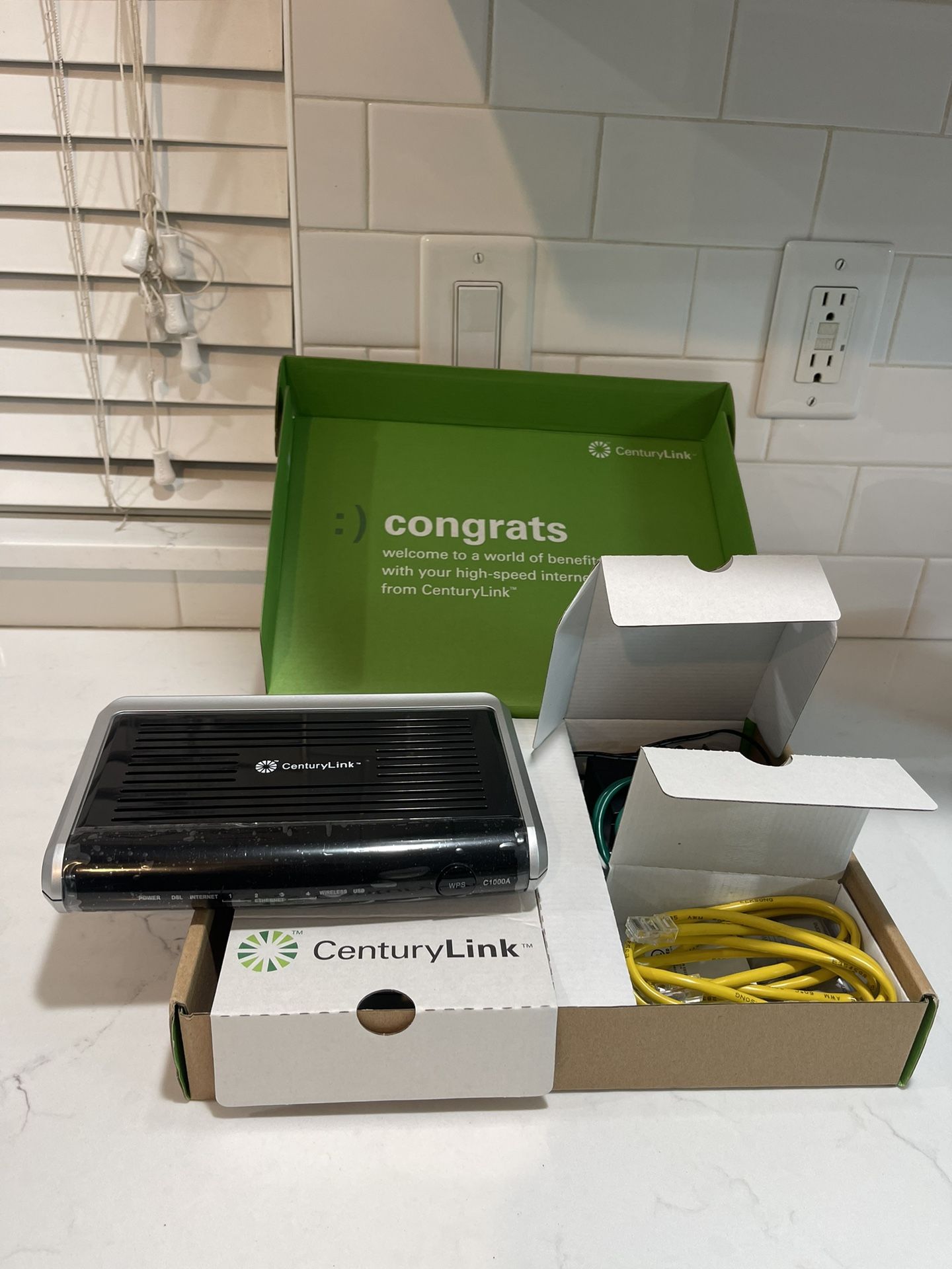 CenturyLink C1000A Wireless DSL Modem Router