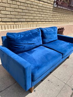 Beautiful blue couch